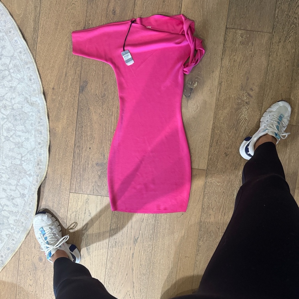 Elegant KHY by Kylie Jenner Pink Off-Shoulder Dress - Picture 5 of 5